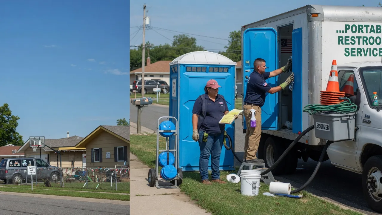 Portable Toilet Rental in Derby, KS near me